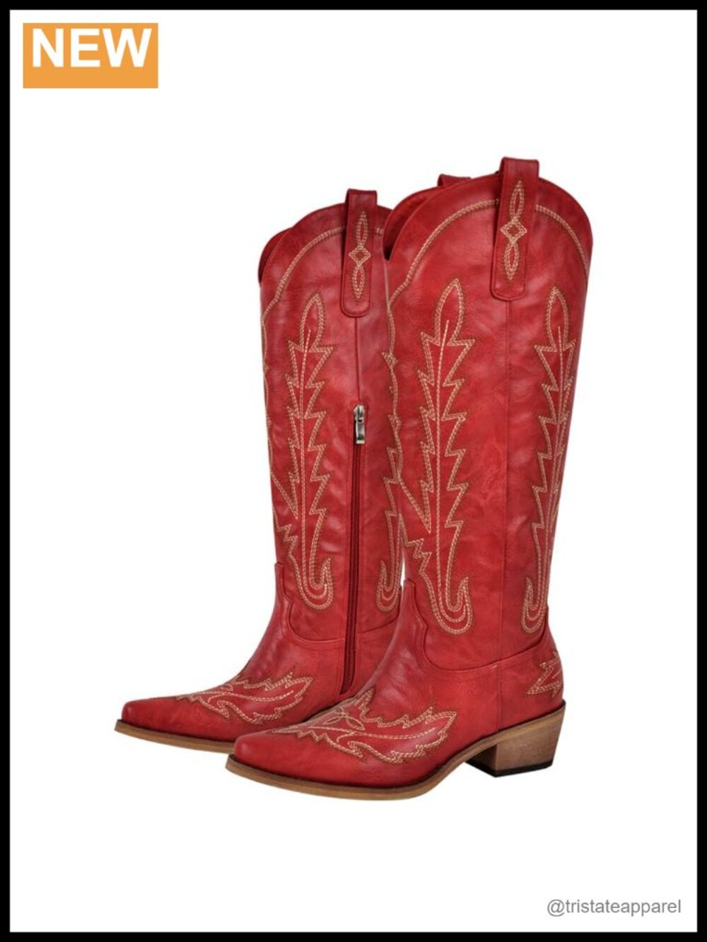 Cowboy Boots for Women Knee High Cowgirl Boots Wide Calf Embroidered Western